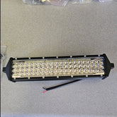 12" 3 Row LED Light Bar 12v 24v Truck SUV ATV