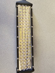 12" 3 Row LED Light Bar 12v 24v Truck SUV ATV